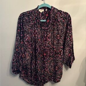 Fat Face Colorful Metallic Button-up